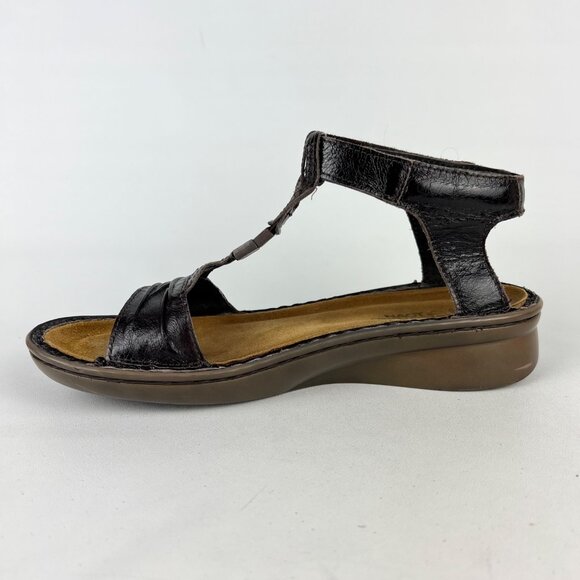 Naot Womens Cymbal Gladiator Sandal Brown Leather Strappy Comfort size 10 - Picture 6 of 14